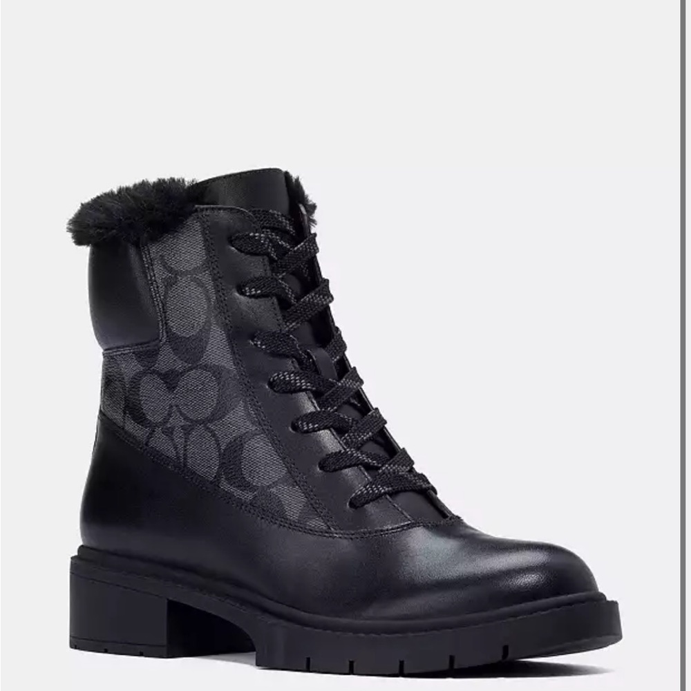 Coach Layne leather booties size 8.5